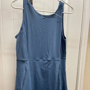 HALARA Blue Flare Criss-Cross Active Dress & Shorts XL NWT